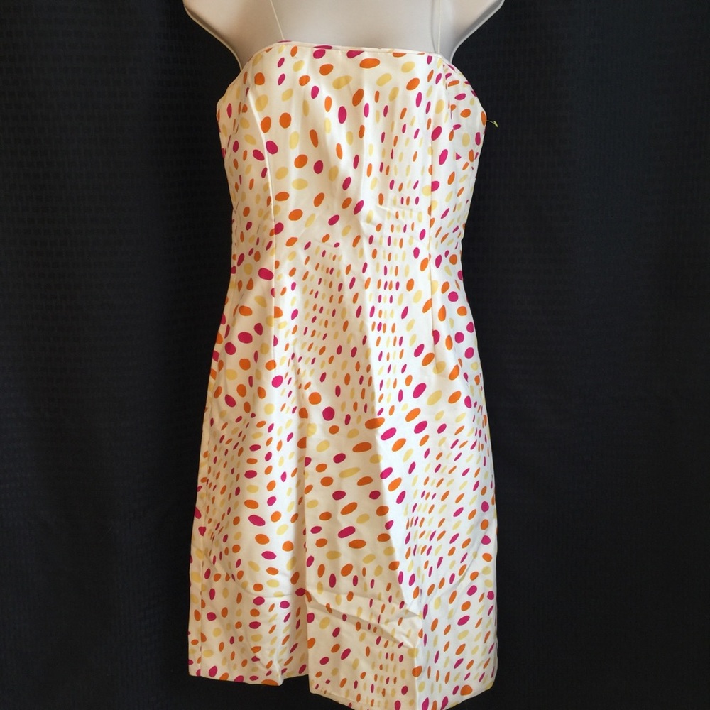Pink/Yellow/Orange Polka Dot Phoebe brand Size 4 dress #358